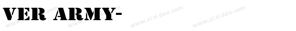 Ver Army字体转换